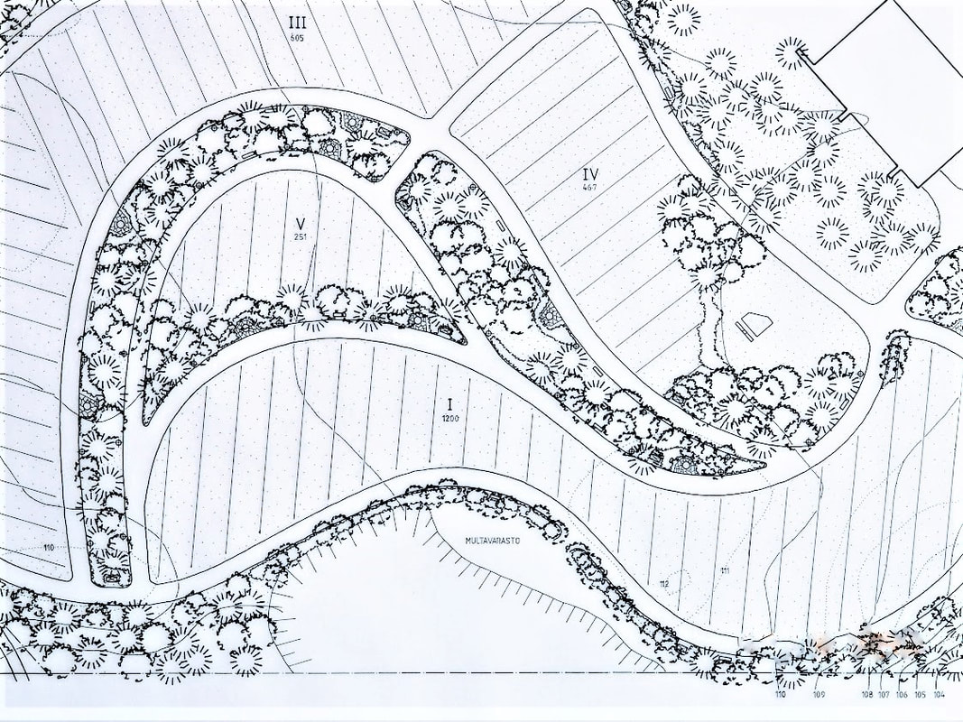 Master Plan of cemetery, Landscape design, General layout